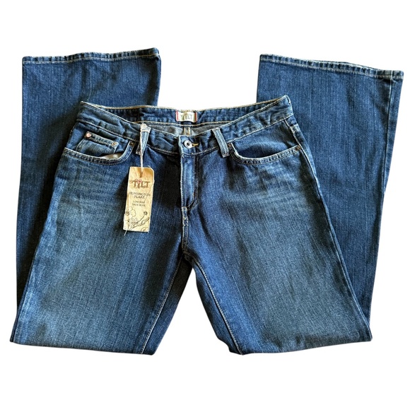 TILT Denim - NWT Tilt Huntington Low Rise Flare Jeans Size 7 Short Y2K